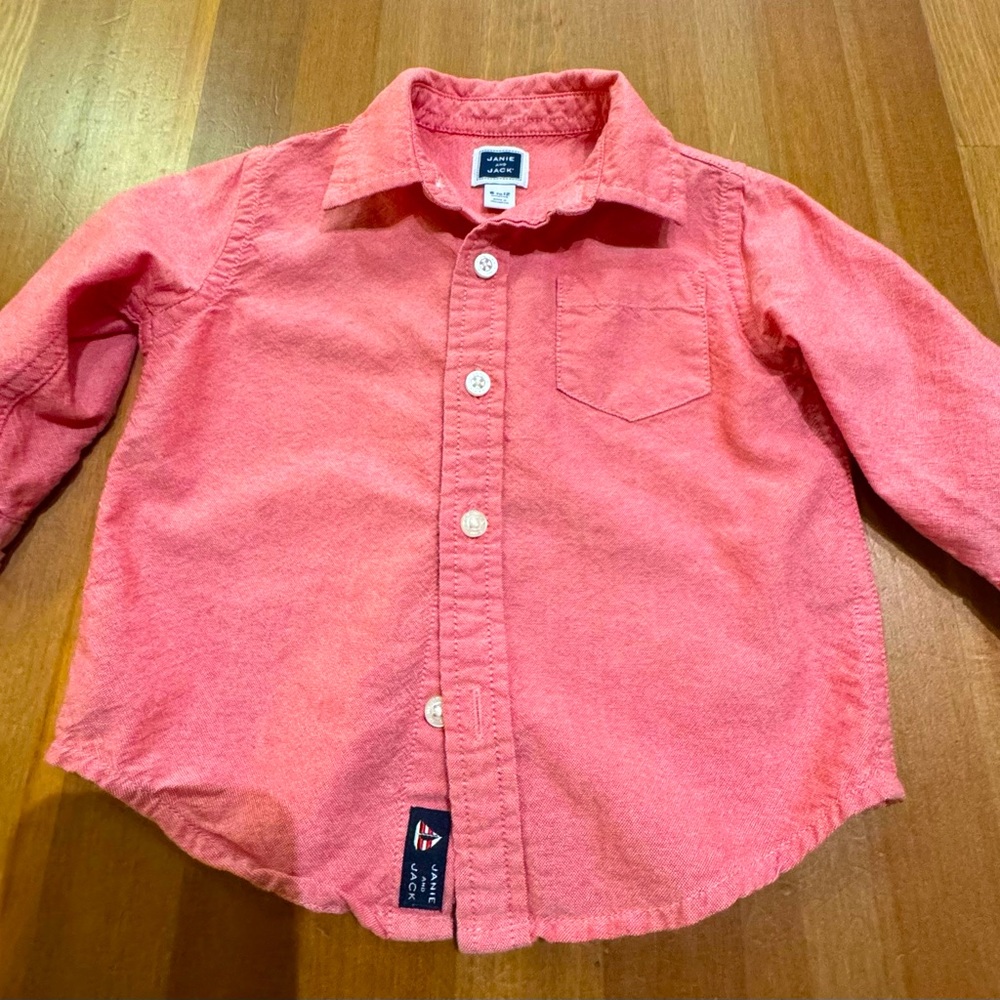 Janie and jack 6-12 months baby shirt